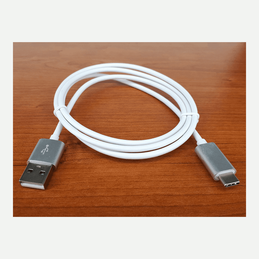 Braided USB-C cable kit with adapters