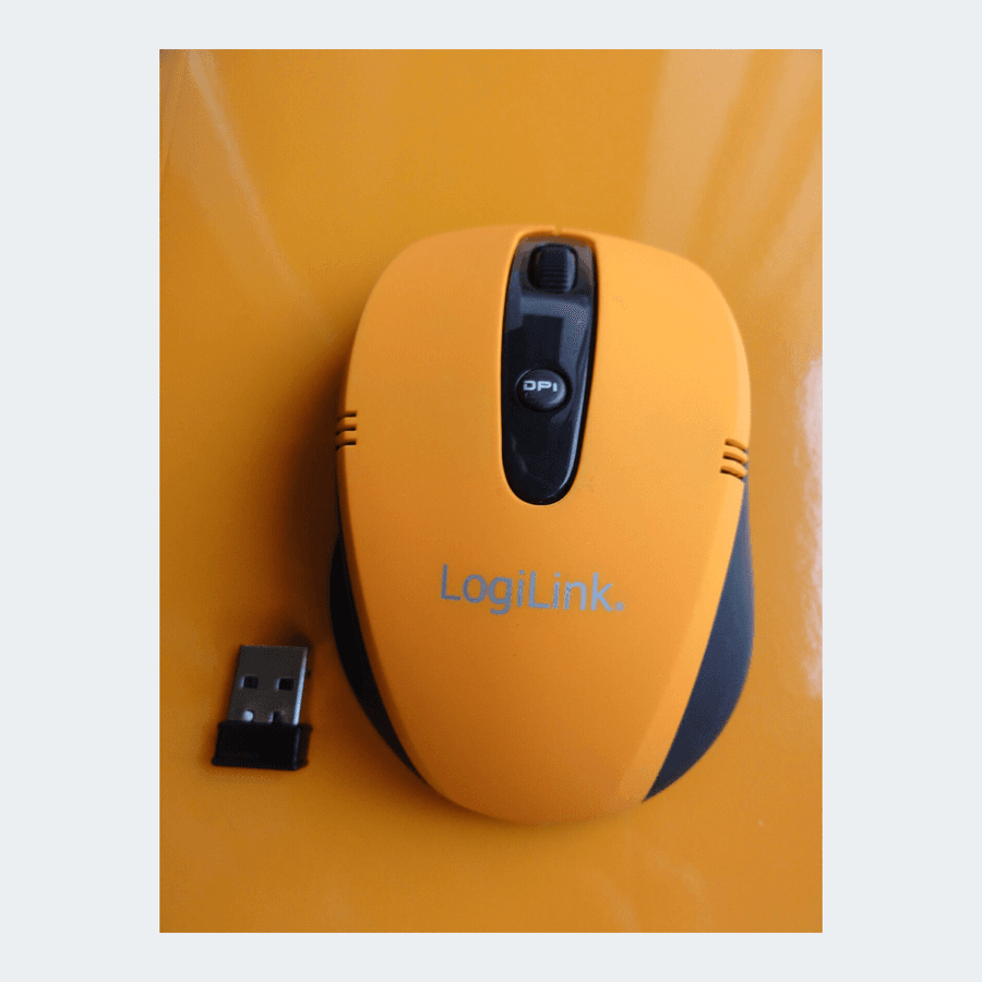 Vertical ergonomic wireless mouse with side buttons