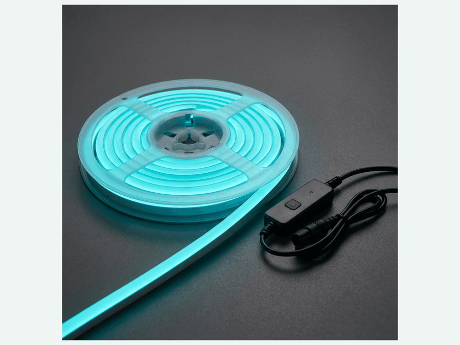 Warm white neon flex LED reel